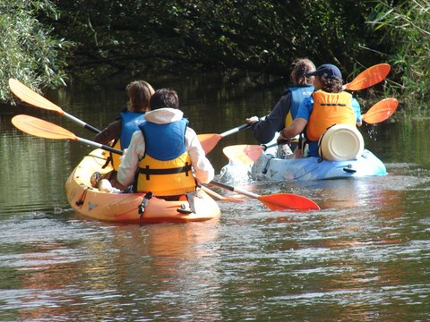 découverte des marais en kayak : grandcamp maisy normandie